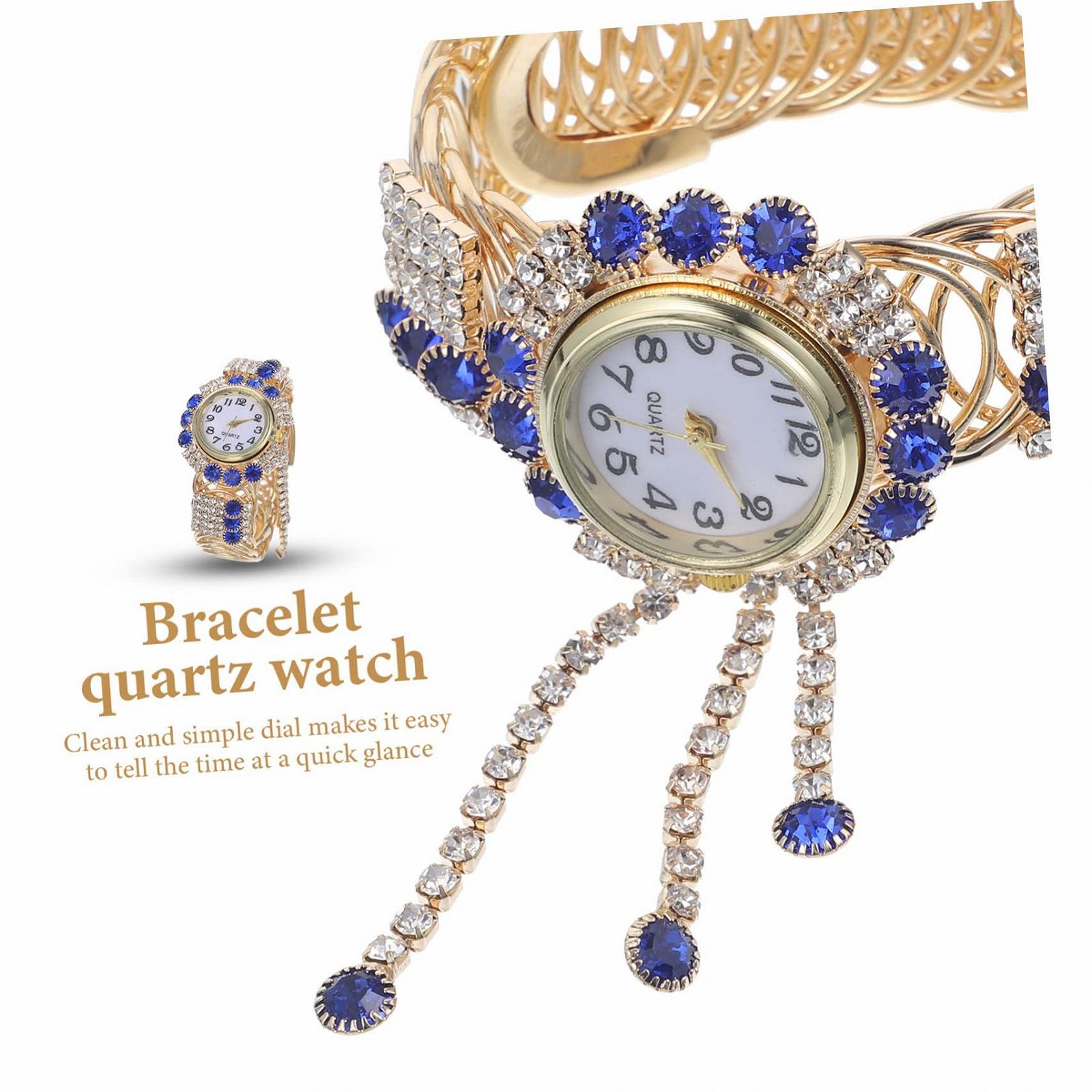 Жіночий годинник OATIPHO Цинковий сплав Синій, фото №2