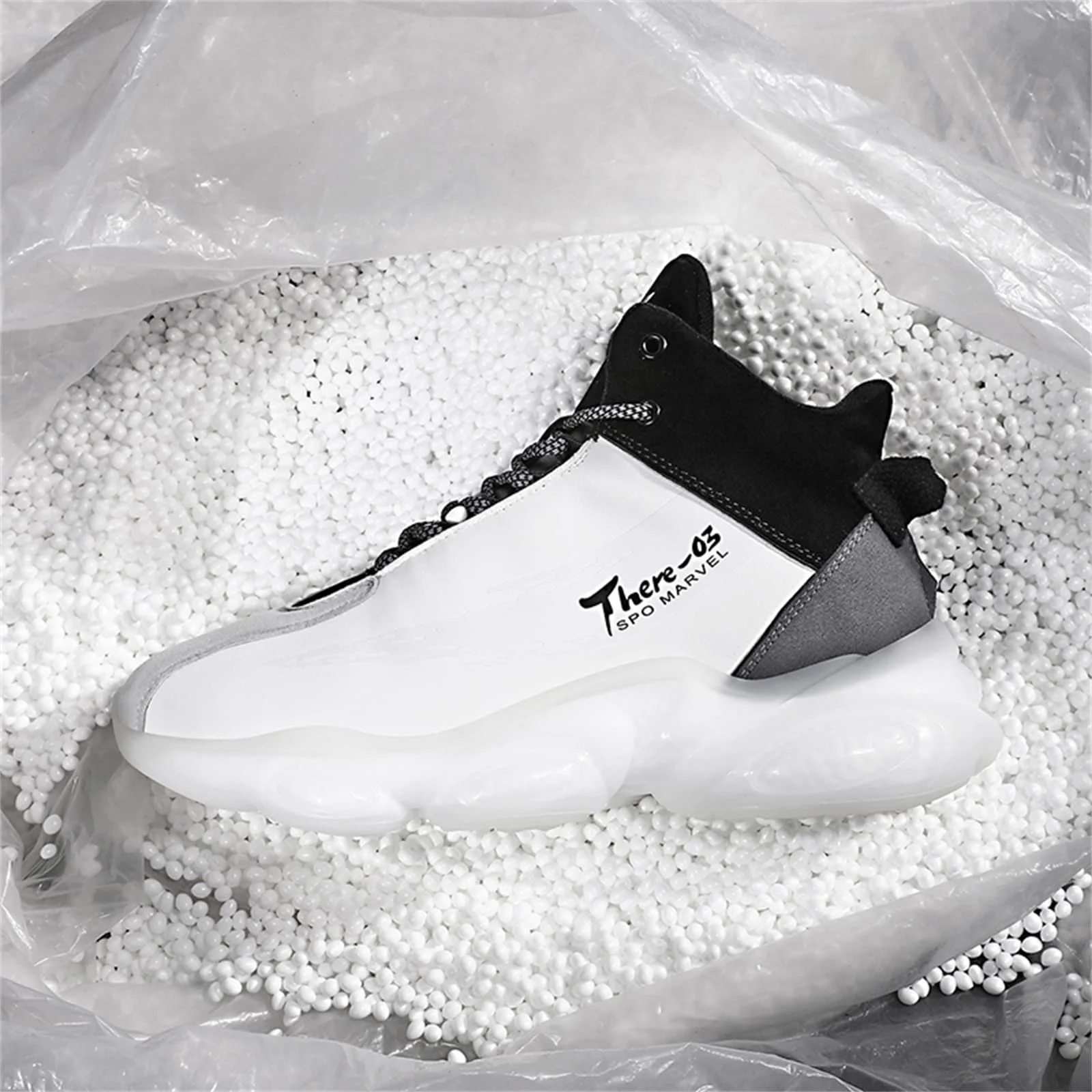 Кроссовки Мужские Кожаные Кроссовки для Бега Теннисные Кроссовки Дышащие Легкие Нескользящие Спортивные Кроссовки для Тренажерного Зала Фитнеса Уличные Кроссовки Модные Кроссовки для Бега Дорожные Кроссовки для Отдыха, фото №2