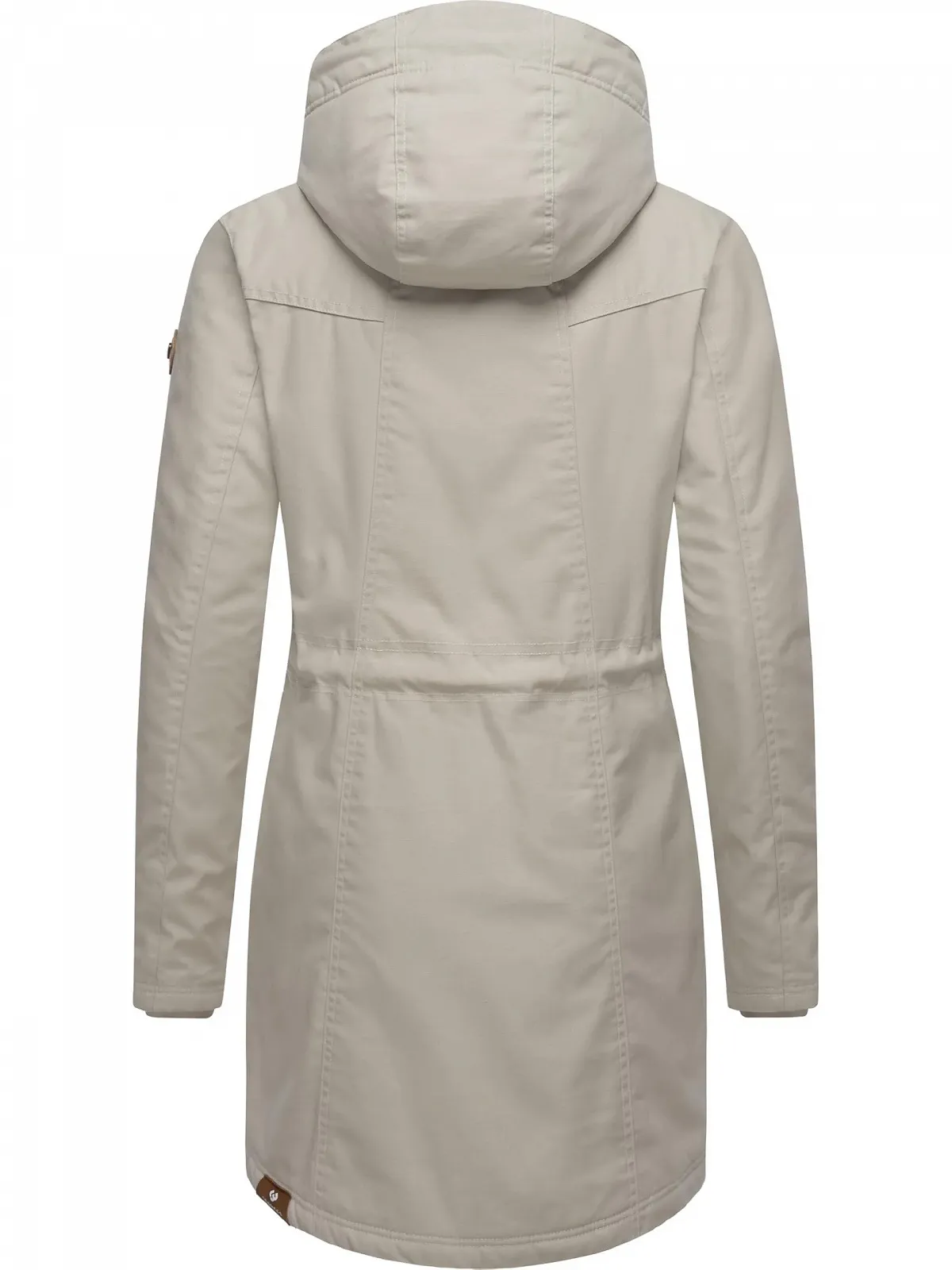 Куртка Ragwear Elsie Intl Женская Длинная Теплая Зимняя с Капюшоном и Искусственным Мехом, фото №3