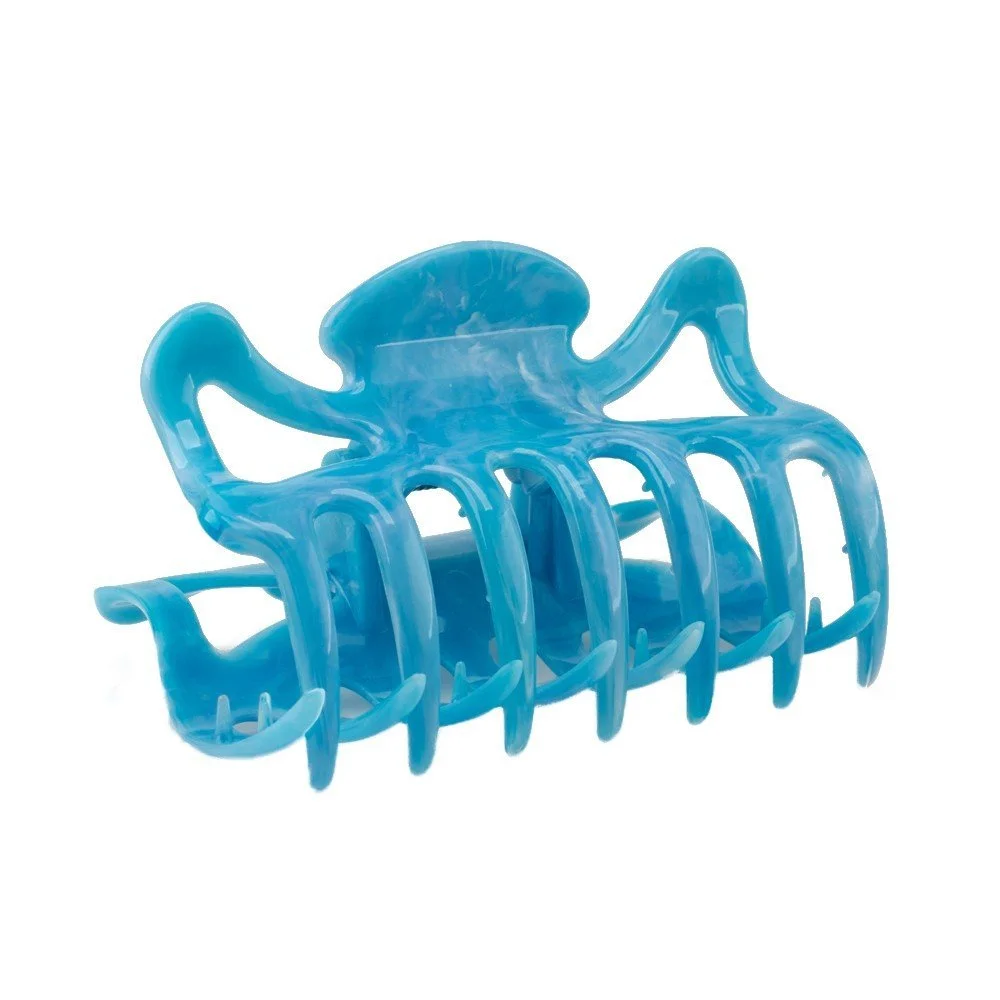 Заколка для волос WeLoveBeads 9 см, светло-голубая, фото №1