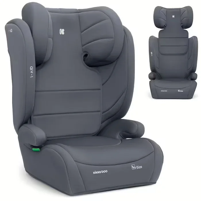 Автокрісло KikkaBoo ISOFIX i-AID / 100 - 150 см / 15 - 50 кг / Сірий, фото №1 Автокрісло KikkaBoo ISOFIX i-AID / 100 - 150 см / 15 - 50 кг / Сірий, фото №1