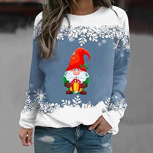 Жіноча Різдвяна Толстовка Різдвяний Пуловер з Графічним Принтом synthetic.ua - Фото 1