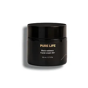 Денний крем AOKlabs Pure Life Black Radiance SPF 30 антивіковий із маслом ши, морингою та баобабом - Фото 1