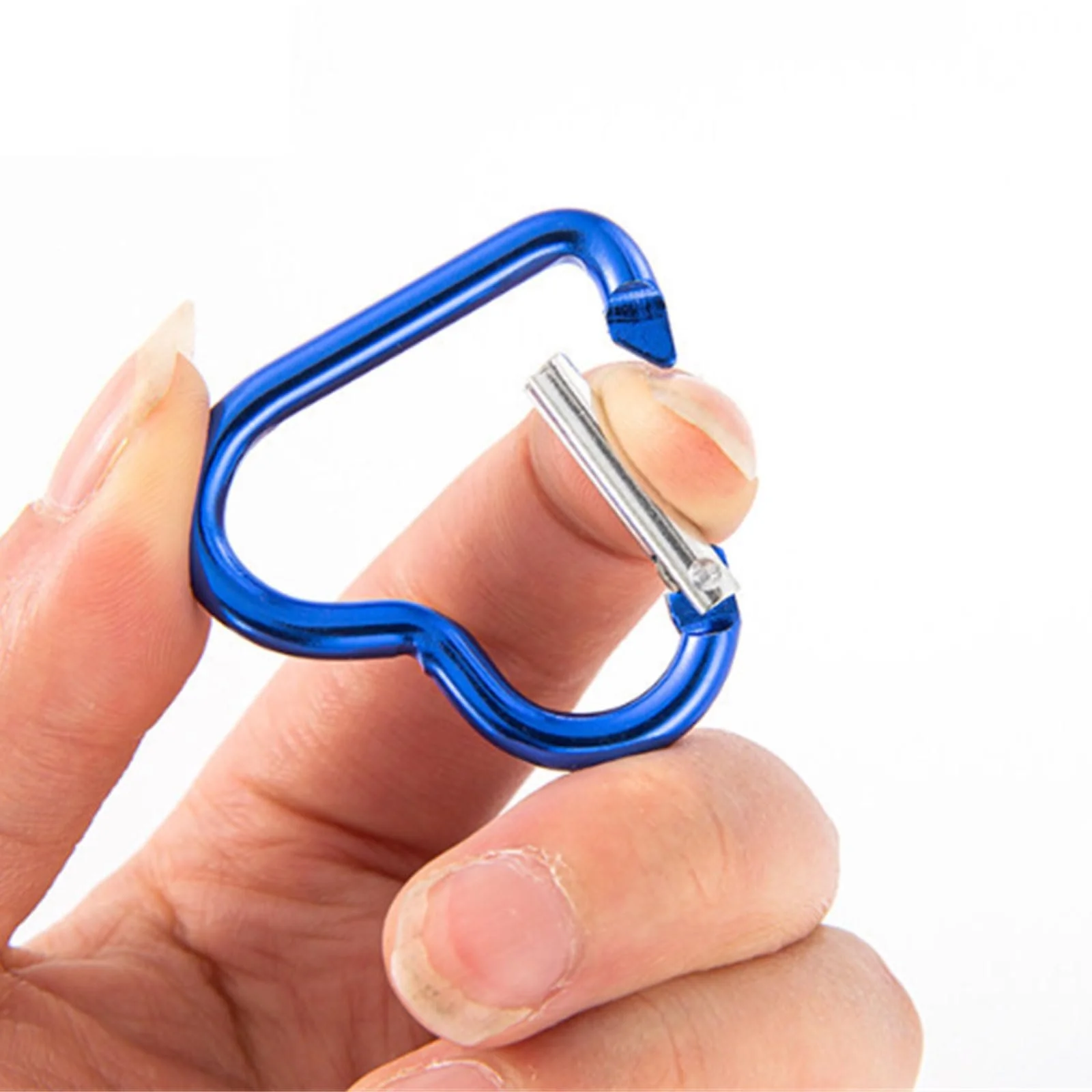 9 x Цветные Крючки-карабины Сердце Быстросъемные Карабины для Рюкзаков и Бутылок, фото №3