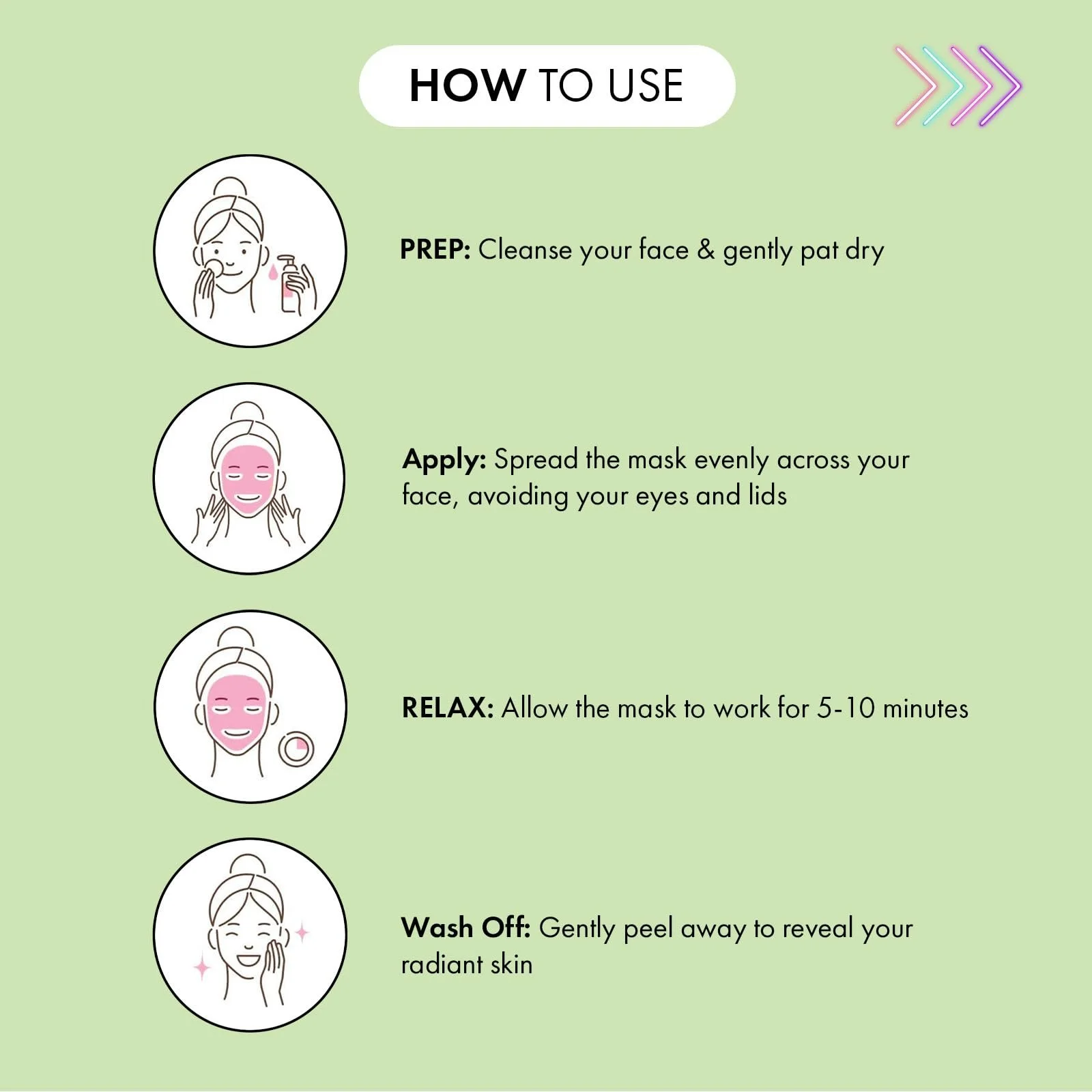 Тканинна Маска для Обличчя 7th Heaven Kitten з Огірком та Алое Вера для Пом'якшення та Зволоження Шкіри (Упаковка з 4), фото №5