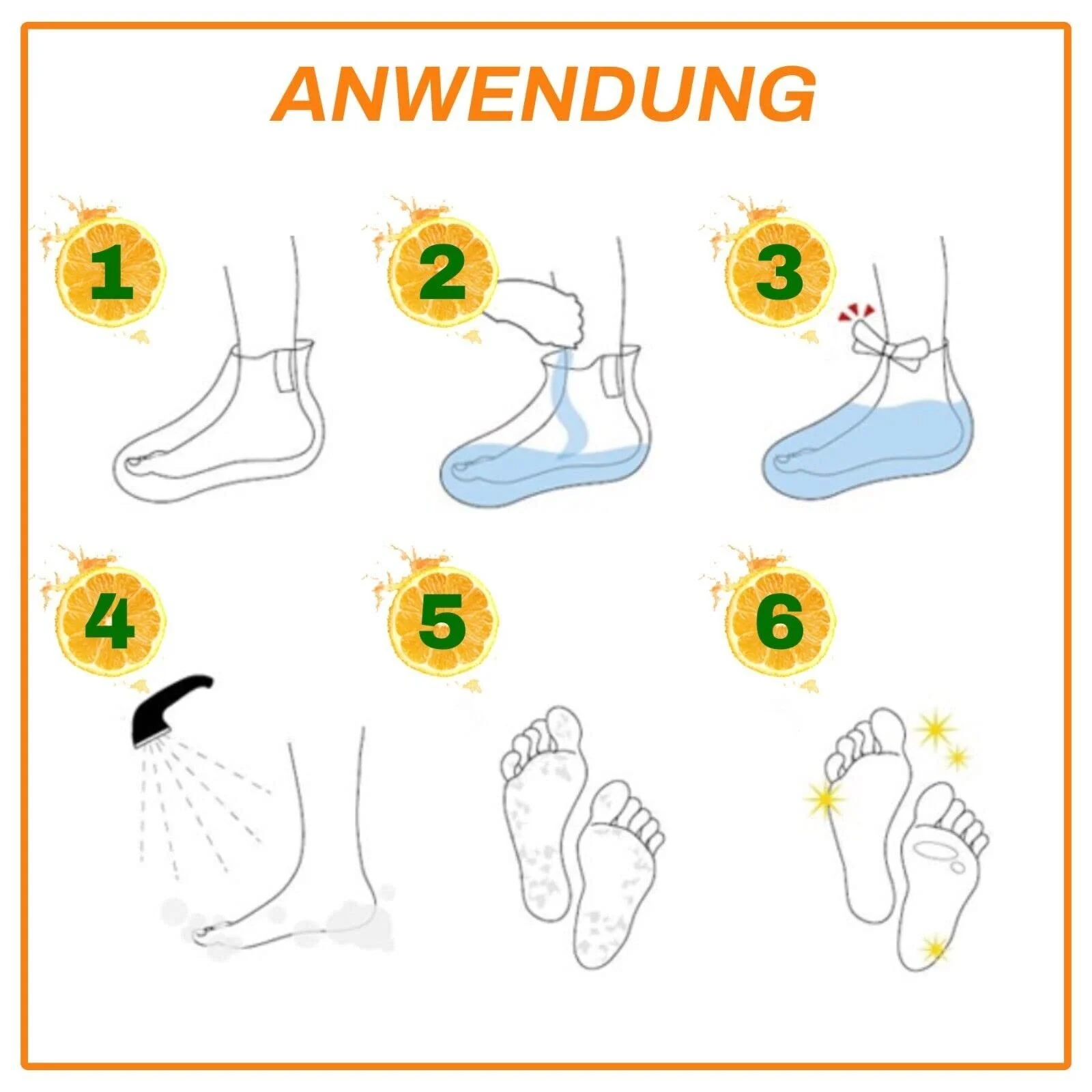 Маска-носки для ніг P-Beauty Lemon Socks для видалення мозолів 5 пар, фото №5