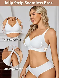 Бюстгальтер-топ Seamless Avidlove Non-Wired Push-Up мягкая поддержка с мягкими чашками Bralette T-Shirt для сна Bustier цена на synthetic.ua - Фото 1 Бюстгальтер-топ Seamless Avidlove Non-Wired Push-Up мягкая поддержка с мягкими чашками Bralette T-Shirt для сна Bustier synthetic.ua - Фото 1