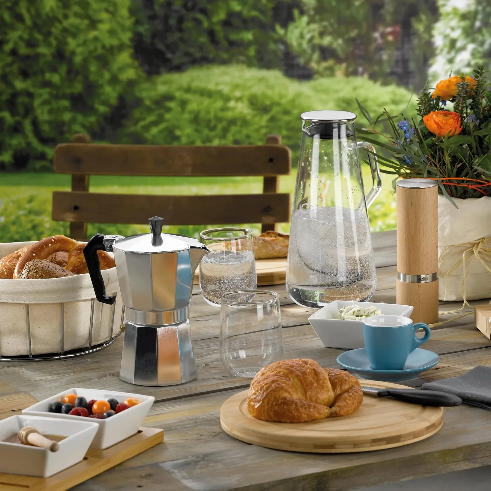 Набор мисок Фарфор Kela Philipa 4 шт. Прямоугольная 33 x 12 x 5 см Белый, фото №8