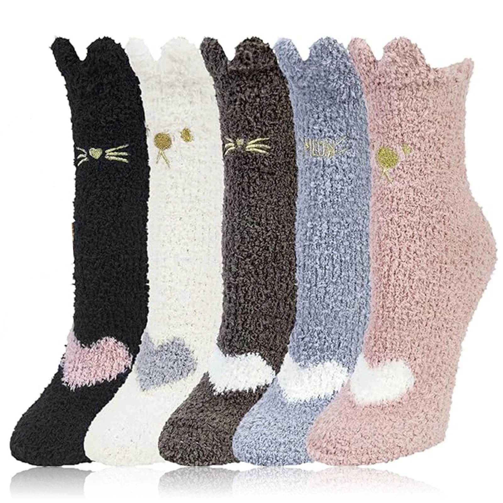 Набір шкарпеток Cuddly, 6 шт., жіночі, розмір 39-42, фото №1