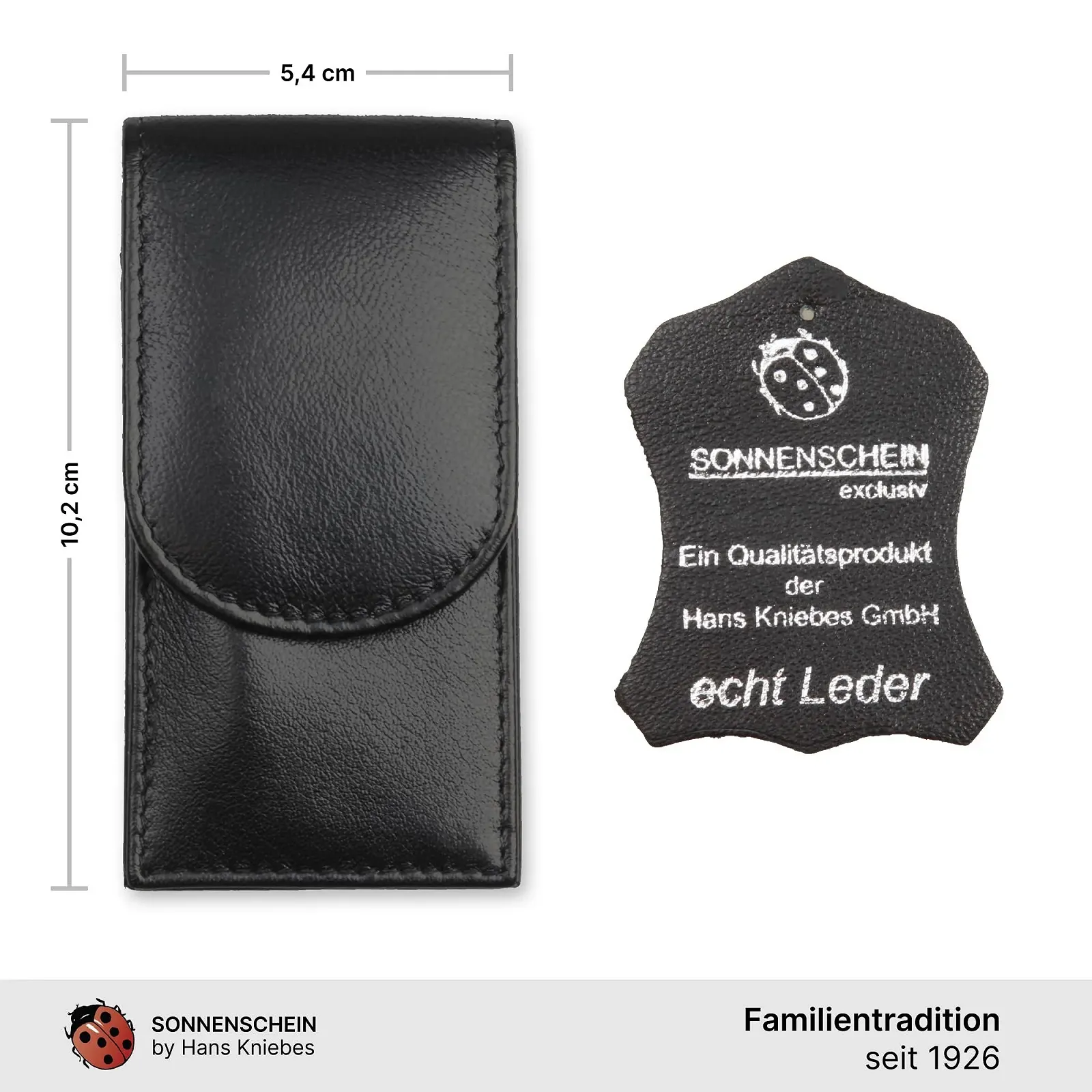 Набір для манікюру Sonnenschein by Hans Kniebes 3 предмети (чорний), фото №6