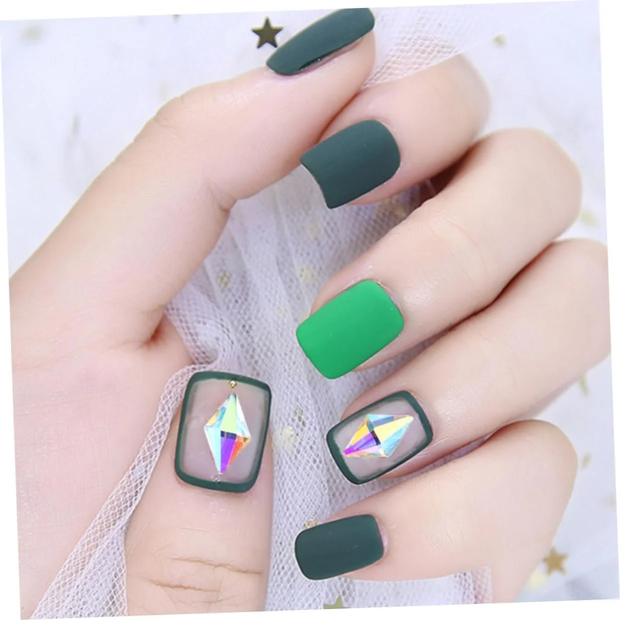 Стрази FRCOLOR Імітація ромба 200 шт. Блискучі прикраси для мобільних телефонів та рукоділля, фото №8