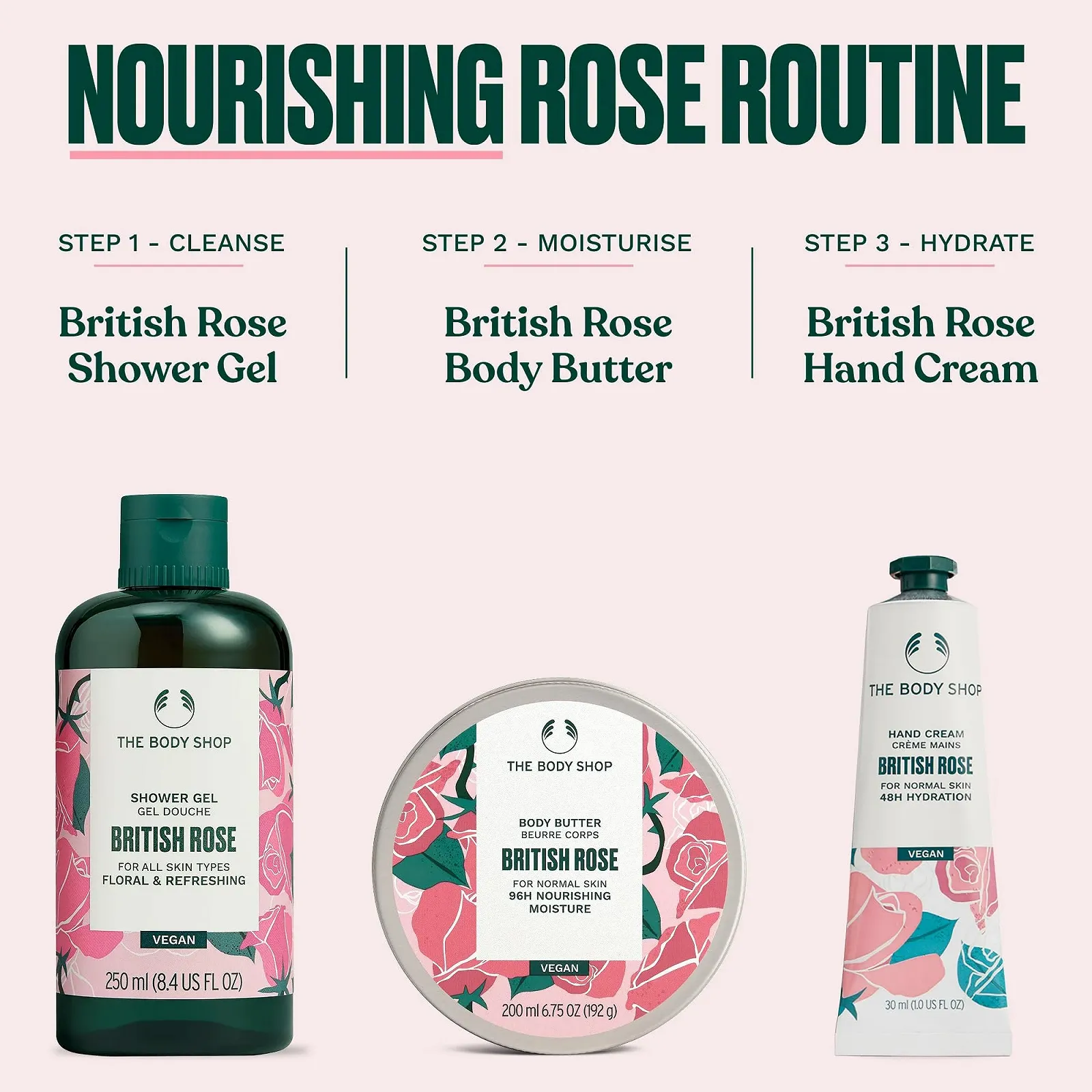 Крем для рук The Body Shop British Rose для нормальної шкіри 30 мл, фото №6