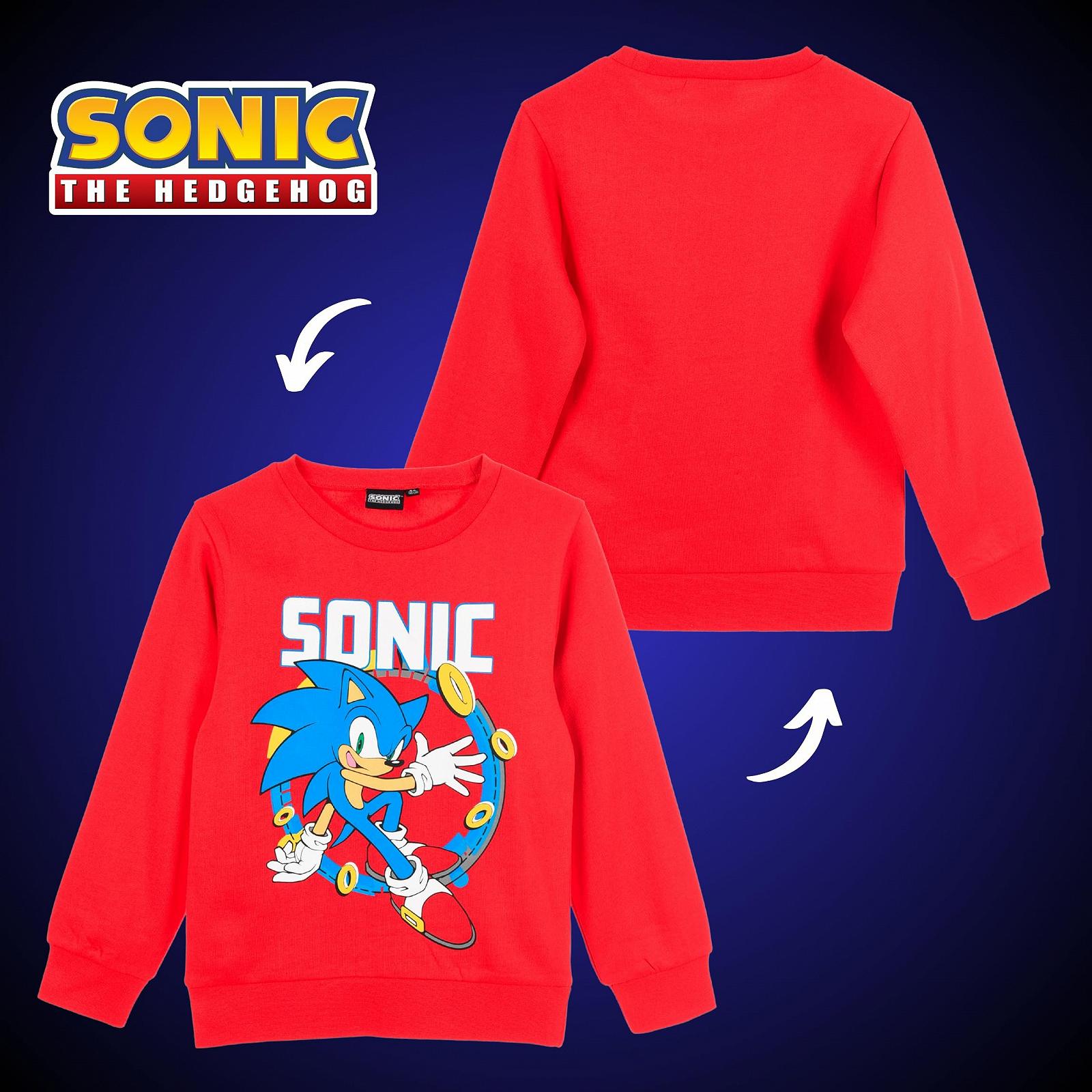 Свитшот Sonic The Hedgehog Sonic Design для мальчиков, подарок для детей от 4 до 10 лет, фото №7