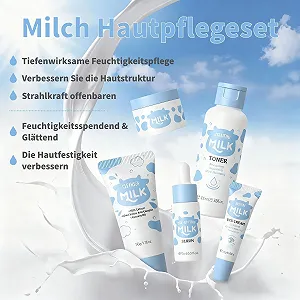 Набір для догляду за шкірою обличчя з молоком Зволожувальний подарунковий набір для жінок synthetic.ua - Фото 1