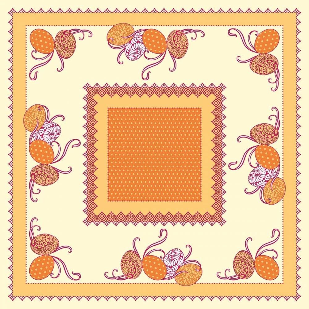 Скатертини одноразові Mank Andy Airlaid 80 x 80 см 20 шт. Жовті, фото №2