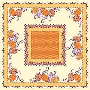 Скатертини одноразові Mank Andy Airlaid 80 x 80 см 20 шт. Жовті synthetic.ua - Фото 1