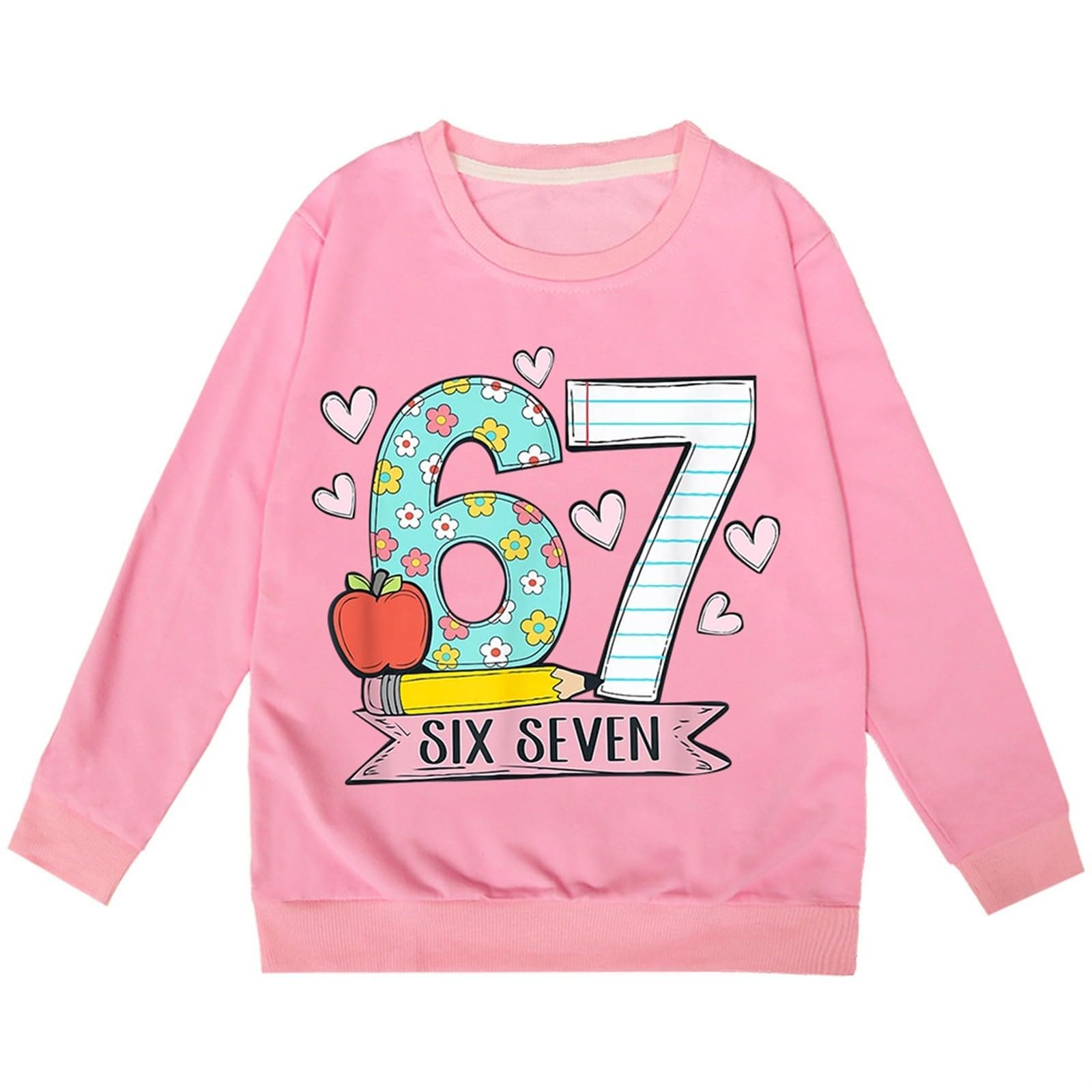 Sweatshirt Generisch 67 Pattern Дитячий світшот з довгими рукавами, фото №5