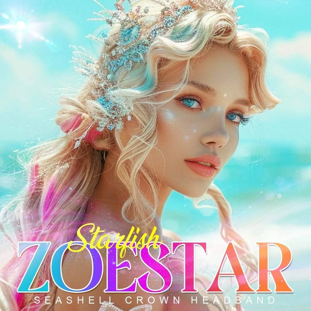 Обруч для волосся Zoestar з морською зіркою, фото №3