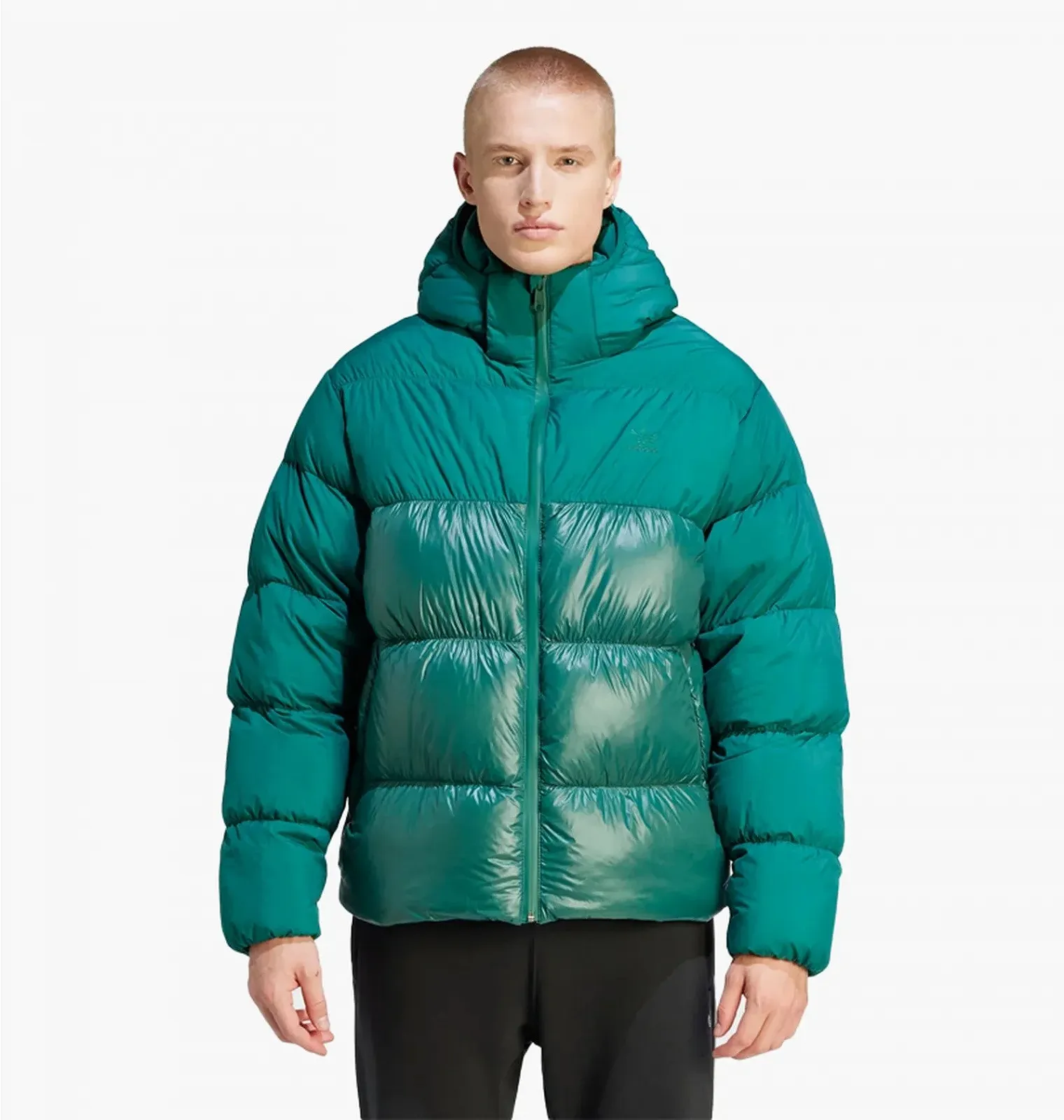 Пуховик Adidas Adicolor Down Regen Hooded Puffer Jacket L, фото №1