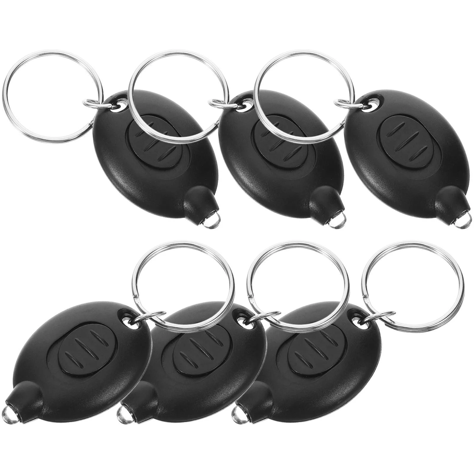 Фонарик Sosoport LED 6 шт. Брелок Маленький Компактный Легкий с Кольцом для Ключей для Чрезвычайных Ситуаций на Открытом Воздухе и Вечеринок, фото №1