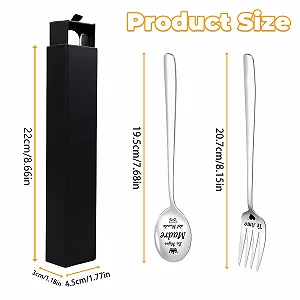 Набір: Ложка + Виделка No Brand synthetic.ua - Фото 1