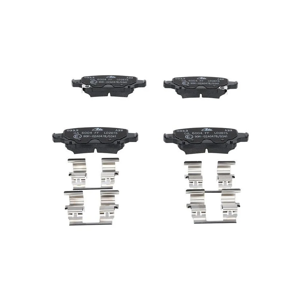 Комплект гальмівних колодок, дискове гальмо ATE Ceramic 13.0470-2615.2 для OPEL VAUXHALL, фото №1 Комплект гальмівних колодок, дискове гальмо ATE Ceramic 13.0470-2615.2 для OPEL VAUXHALL, фото №1