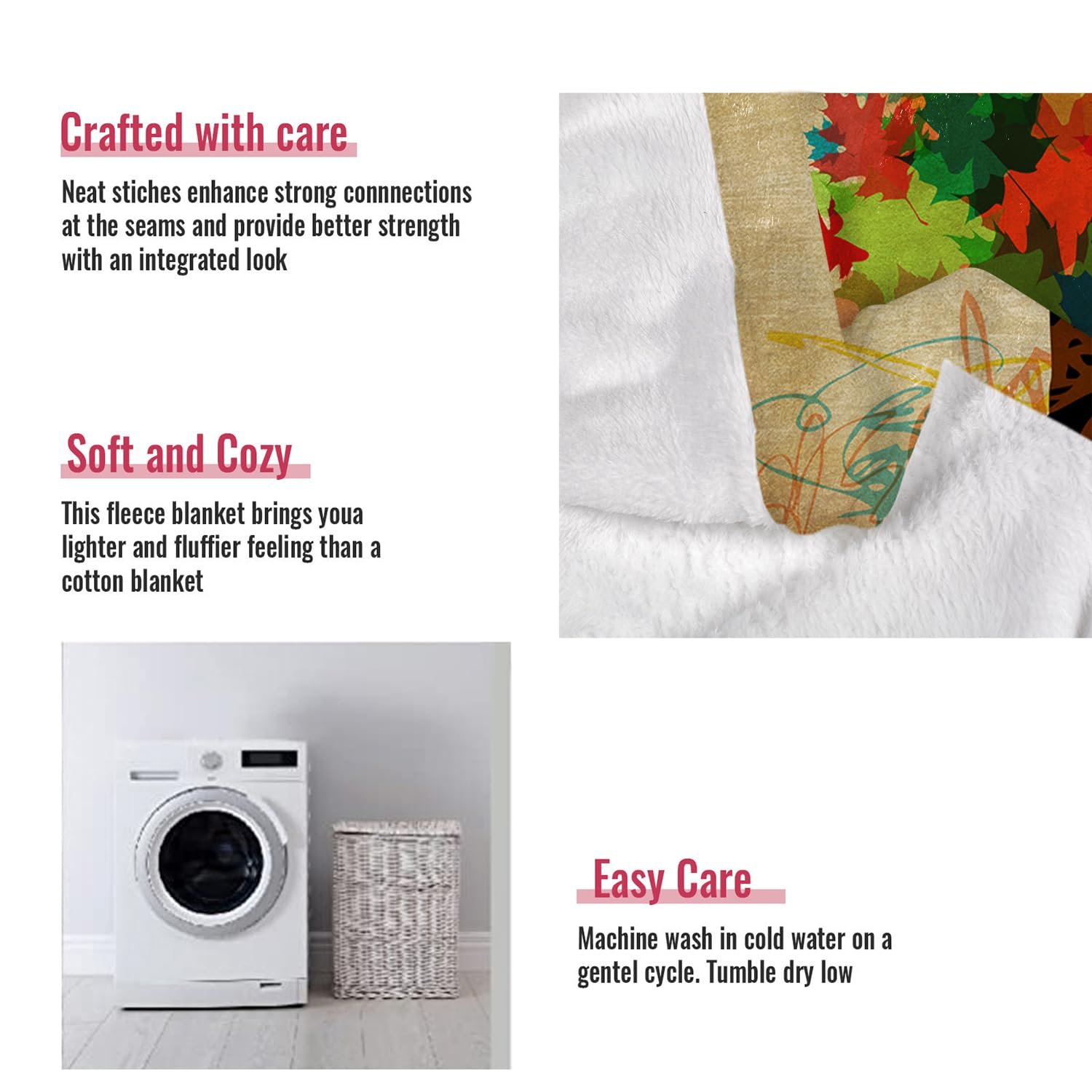 Покривало YISUMEI Фланелева М'яка Флісова Покривало Кольорове Дерево Ретро, 150 x 200 см, фото №6 Покривало YISUMEI Фланелева М'яка Флісова Покривало Кольорове Дерево Ретро, 150 x 200 см, фото №6