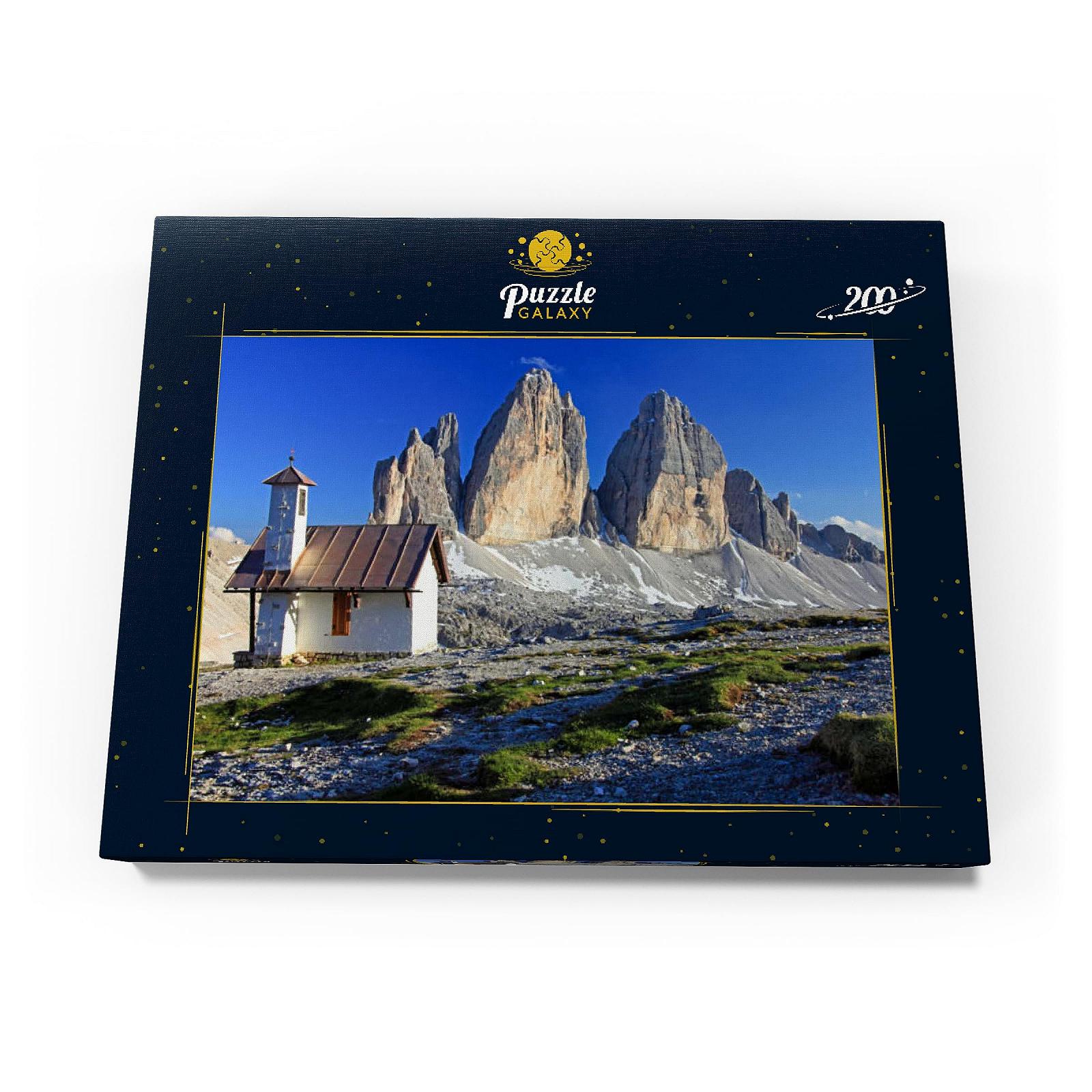 Пазл MyPuzzle Special Collection by Puzzle Galaxy Chapel at the Three Inner Hut Against the North Walls of the Three Peaks, Sesto Dolomites Premium 200 деталей, фото №4 Пазл MyPuzzle Special Collection by Puzzle Galaxy Chapel at the Three Inner Hut Against the North Walls of the Three Peaks, Sesto Dolomites Premium 200 деталей, фото №4