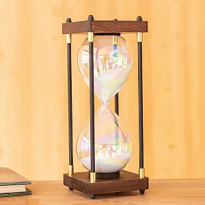 Пісочний годинник Rainbow Glass 60 хвилин Білий - Фото 1