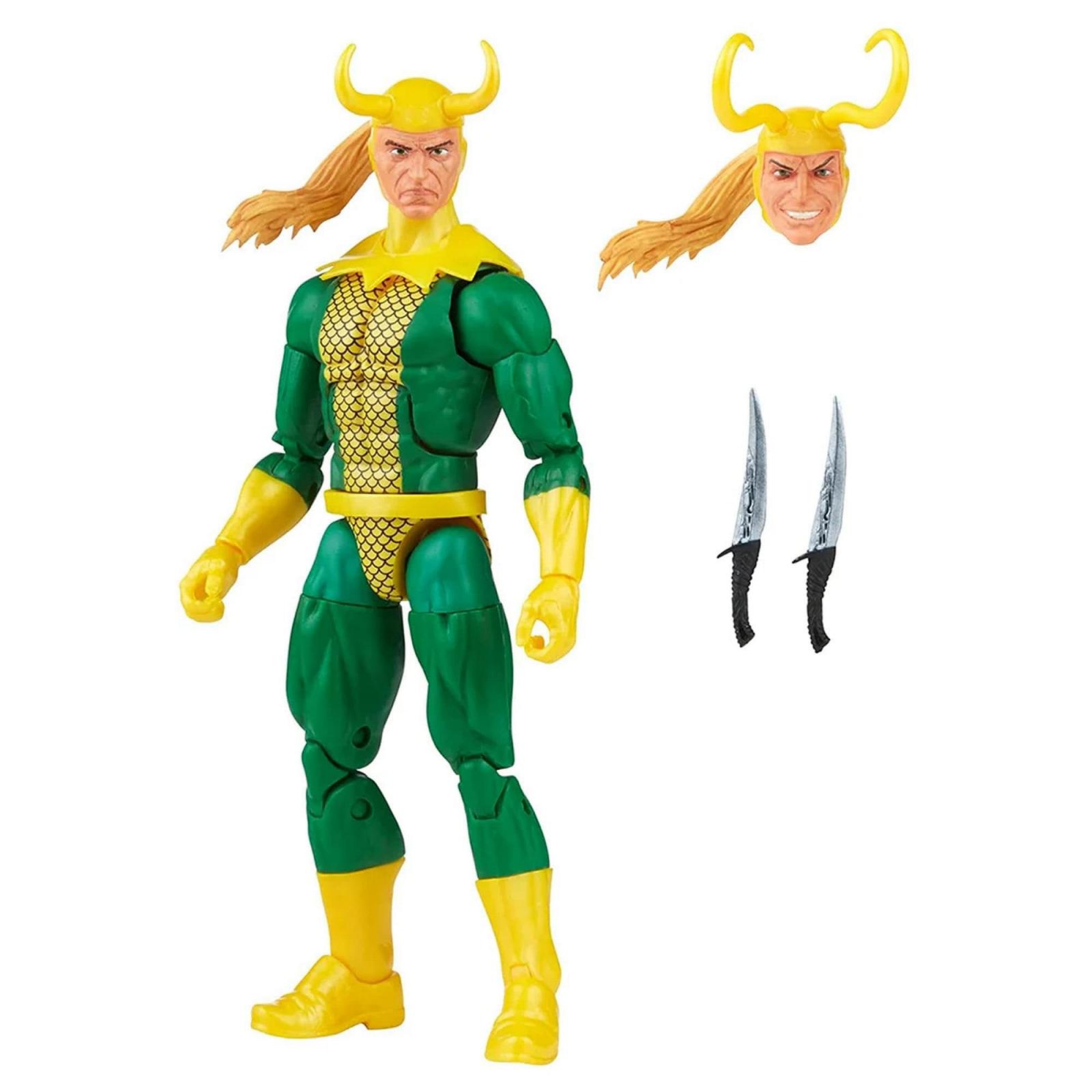 Фігурка Action Marvel Legends Series Локі Ретро-упаковка 15 см - 3 аксесуари, фото №1