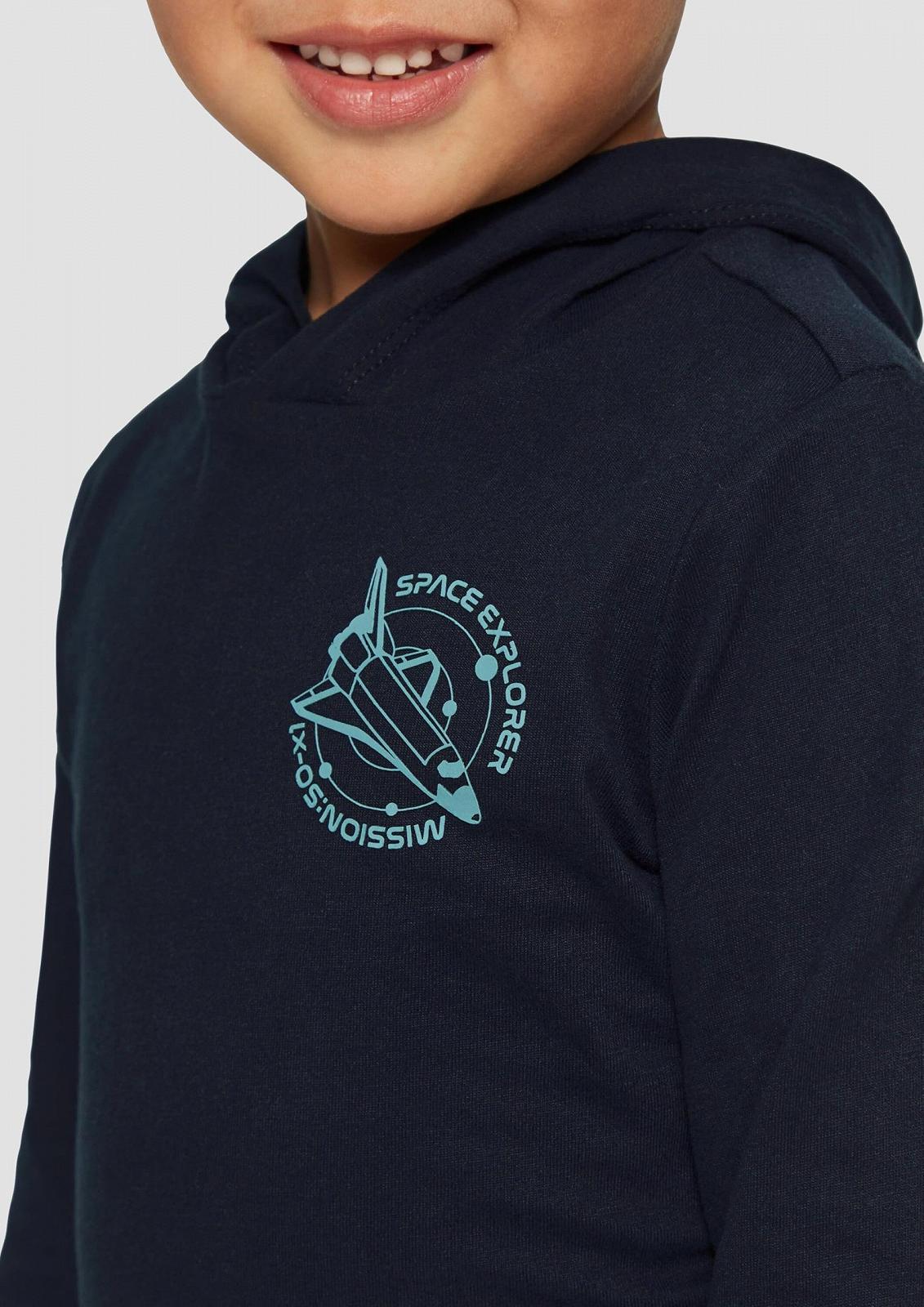 Толстовка s.Oliver с принтом на спине, фото №3