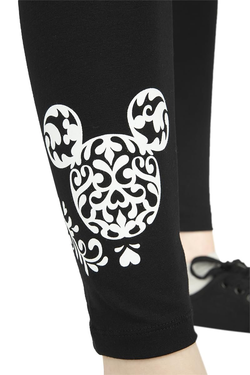 Женские леггинсы Mickey Mouse Floral Minnie Черный, фото №4