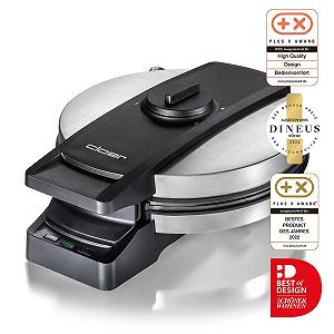 Вафельница Cloer Professional 1898, большая вафля в форме сердца, диаметр 16,5 см, 950 Вт synthetic.ua - Фото 1