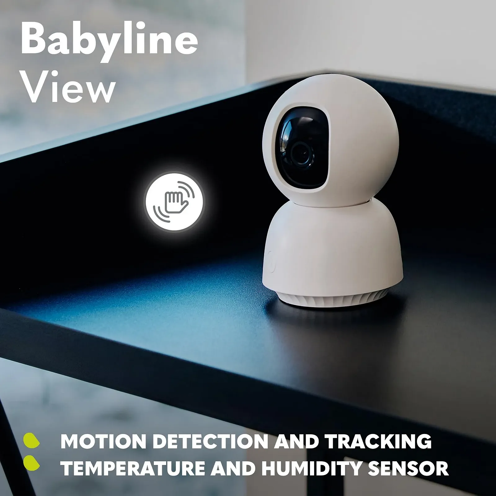 Видеоняня Lionelo Babyline View 330° App Controlled Two-Way Communication Motion Sensor White/Wood, фото №3 Видеоняня Lionelo Babyline View 330° App Controlled Two-Way Communication Motion Sensor White/Wood, фото №3