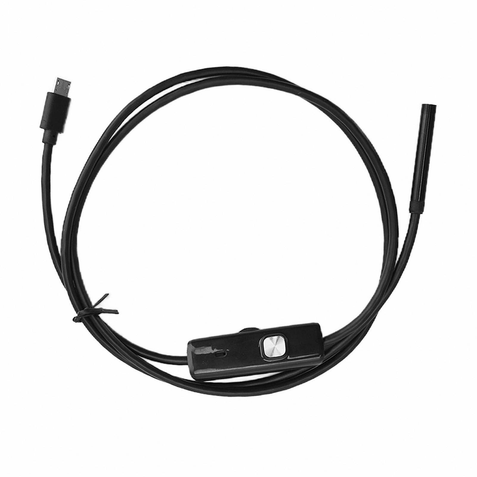 Водонепроницаемая USB камера-эндоскоп с LED подсветкой для Android, 5 м (16.4 фута), черный, фото №3