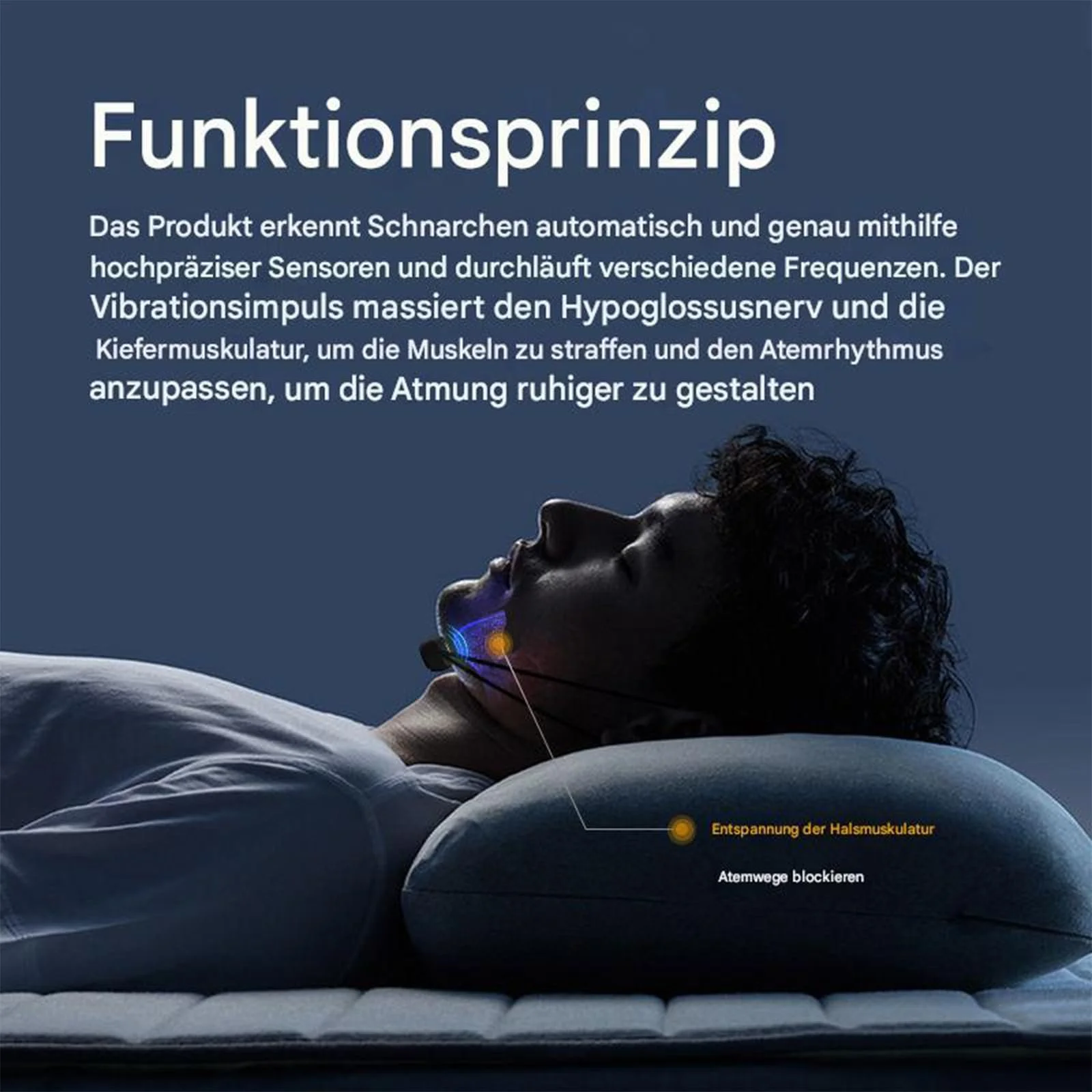 Устройство против храпа EMS Snore Zero, портативное, без масок, клинически доказано для спокойного сна., фото №1 Устройство против храпа EMS Snore Zero, портативное, без масок, клинически доказано для спокойного сна., фото №1