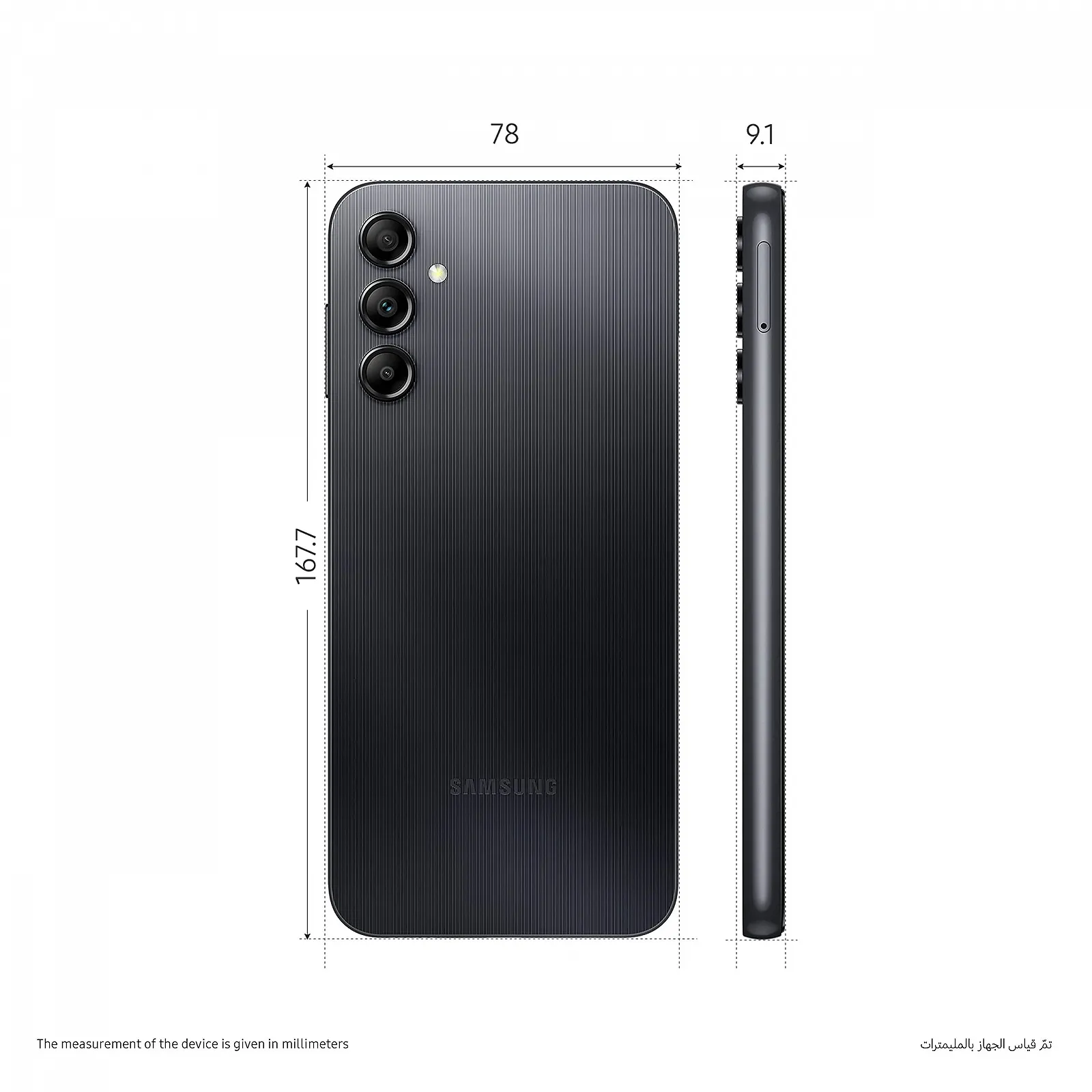 Смартфон Samsung Galaxy A14 4/64GB Black, фото №3