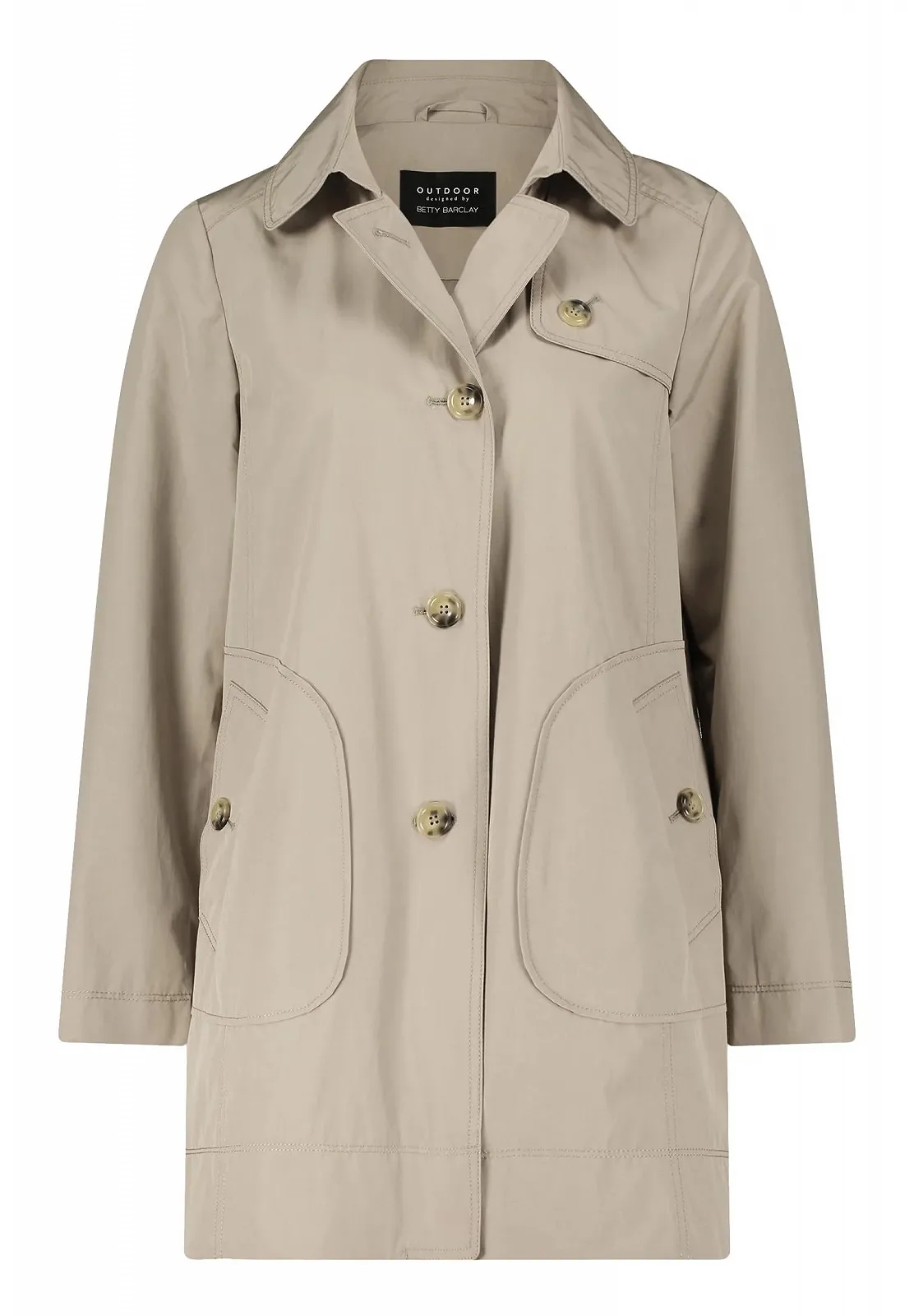 Коротке пальто Betty Barclay з накладними кишенями, фото №1 Коротке пальто Betty Barclay з накладними кишенями, фото №1