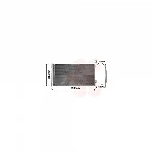 Конденсатор кондиціонера VAN WEZEL 06005414 для BMW - Фото 1