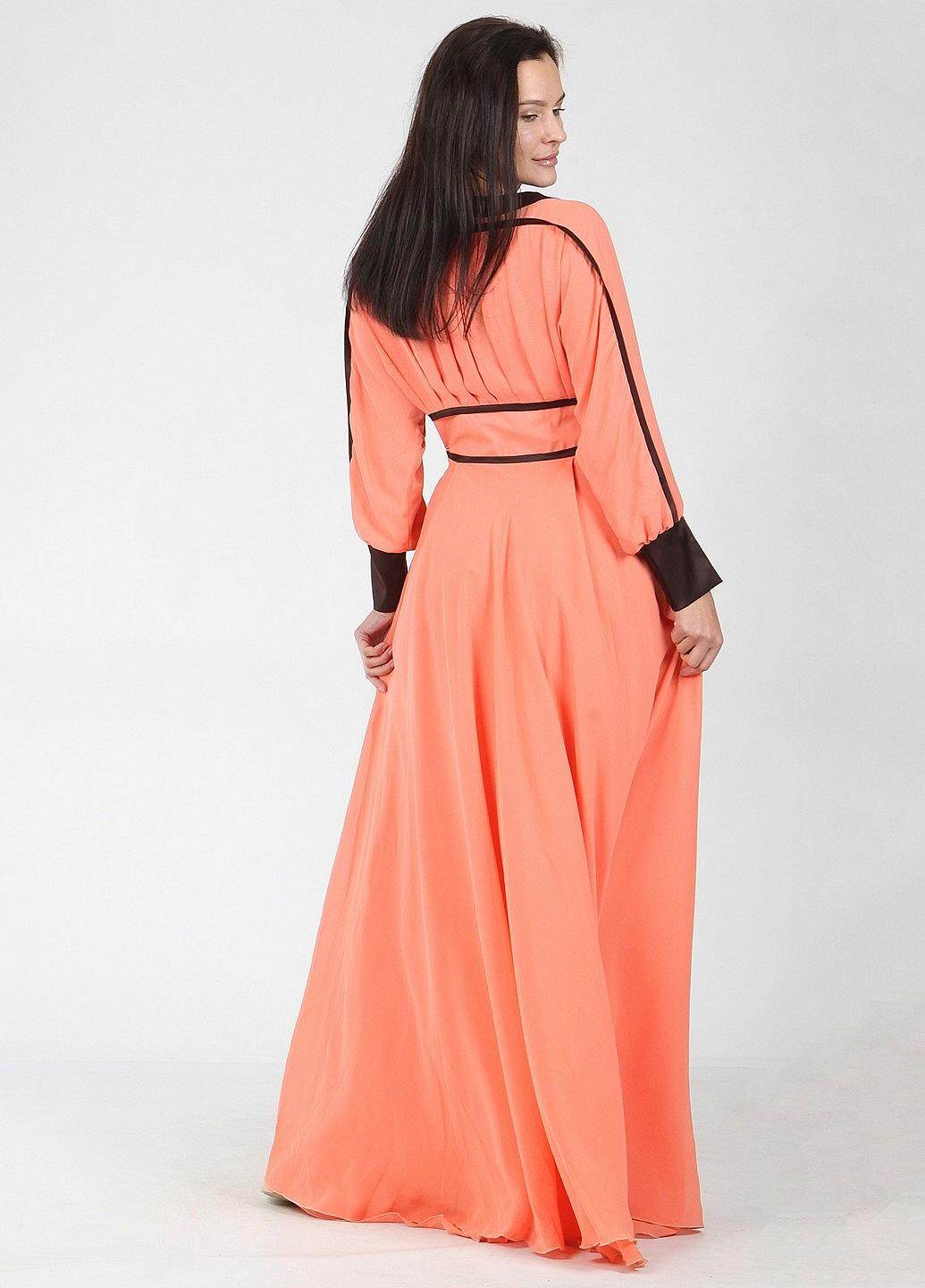 Платье Enna Levoni S Оранжевый (ND-625-Orange), фото №6