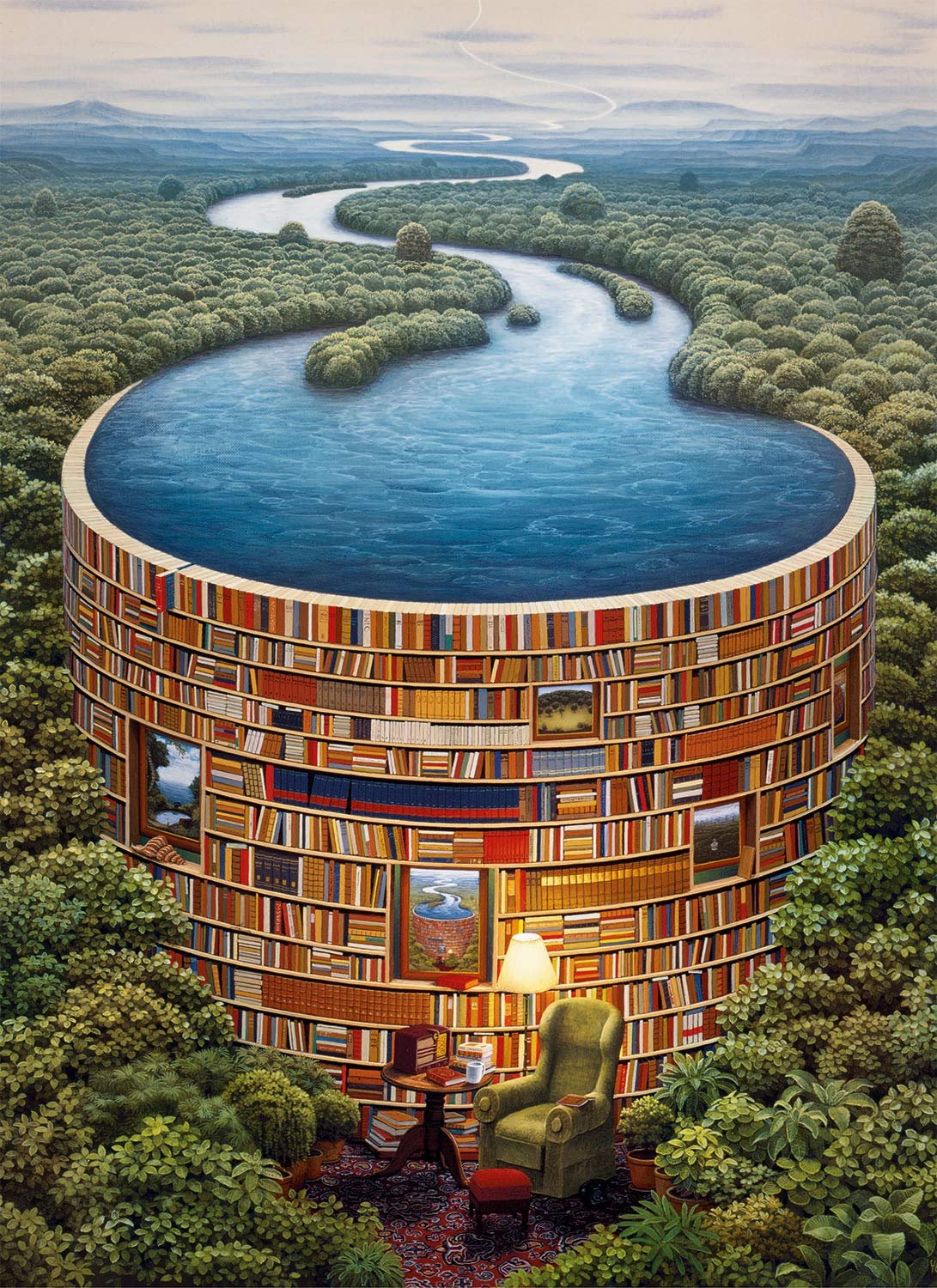 Пазл Clementoni 39603 Bibliodame 1000 элементов, фото №2