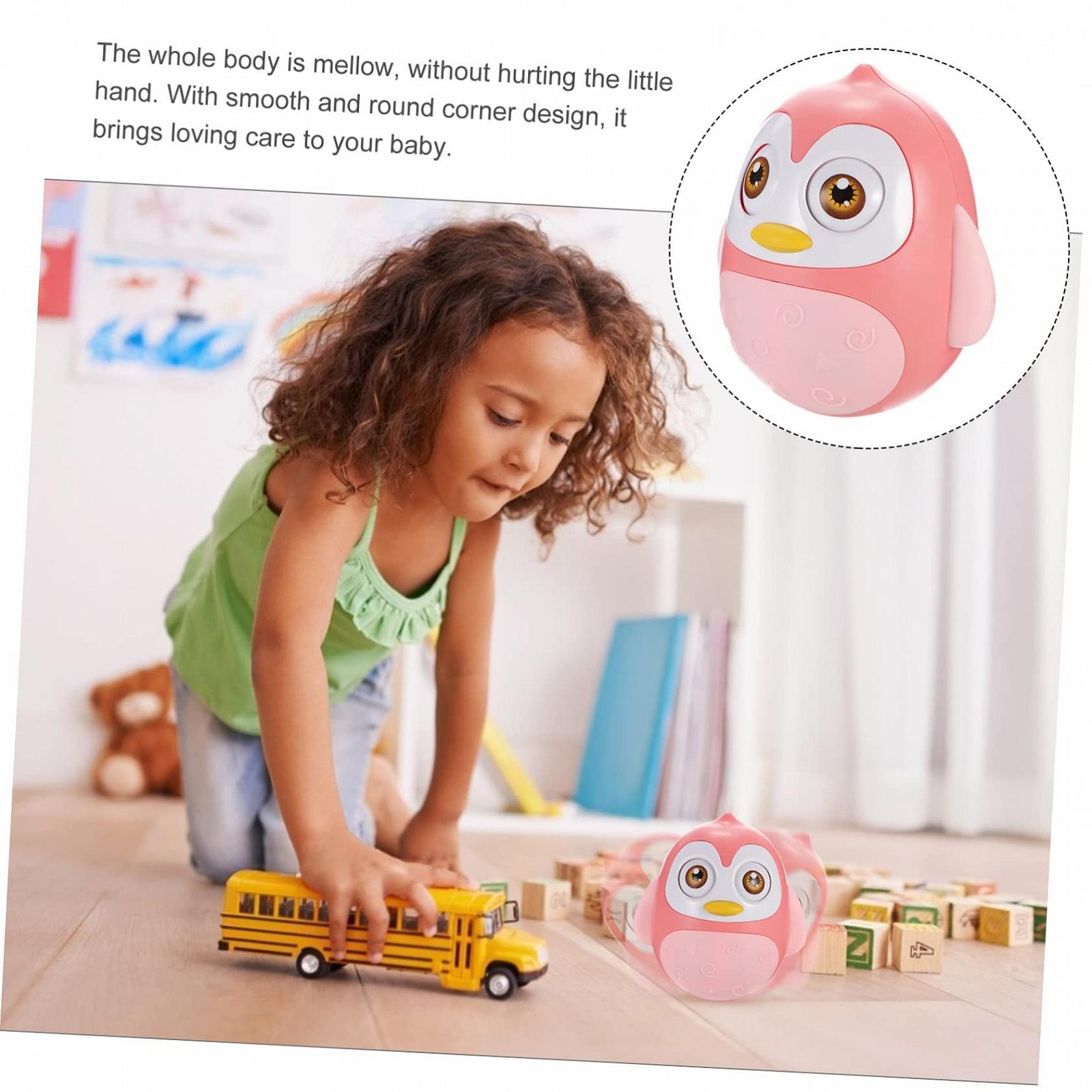 Чашка-неваляшка Abaodam Пингвин, розовый, фото №7