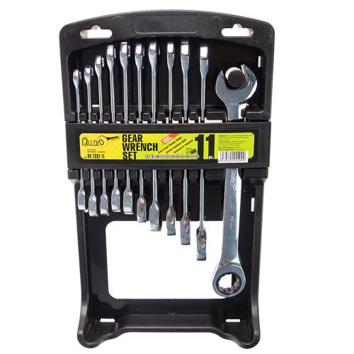 Набір ключів комб трешет Alloid 11 перед 8,9,10,11,12,13,14,15,16,17,19мм.НК-2081-11 НК-2081-11, фото №1