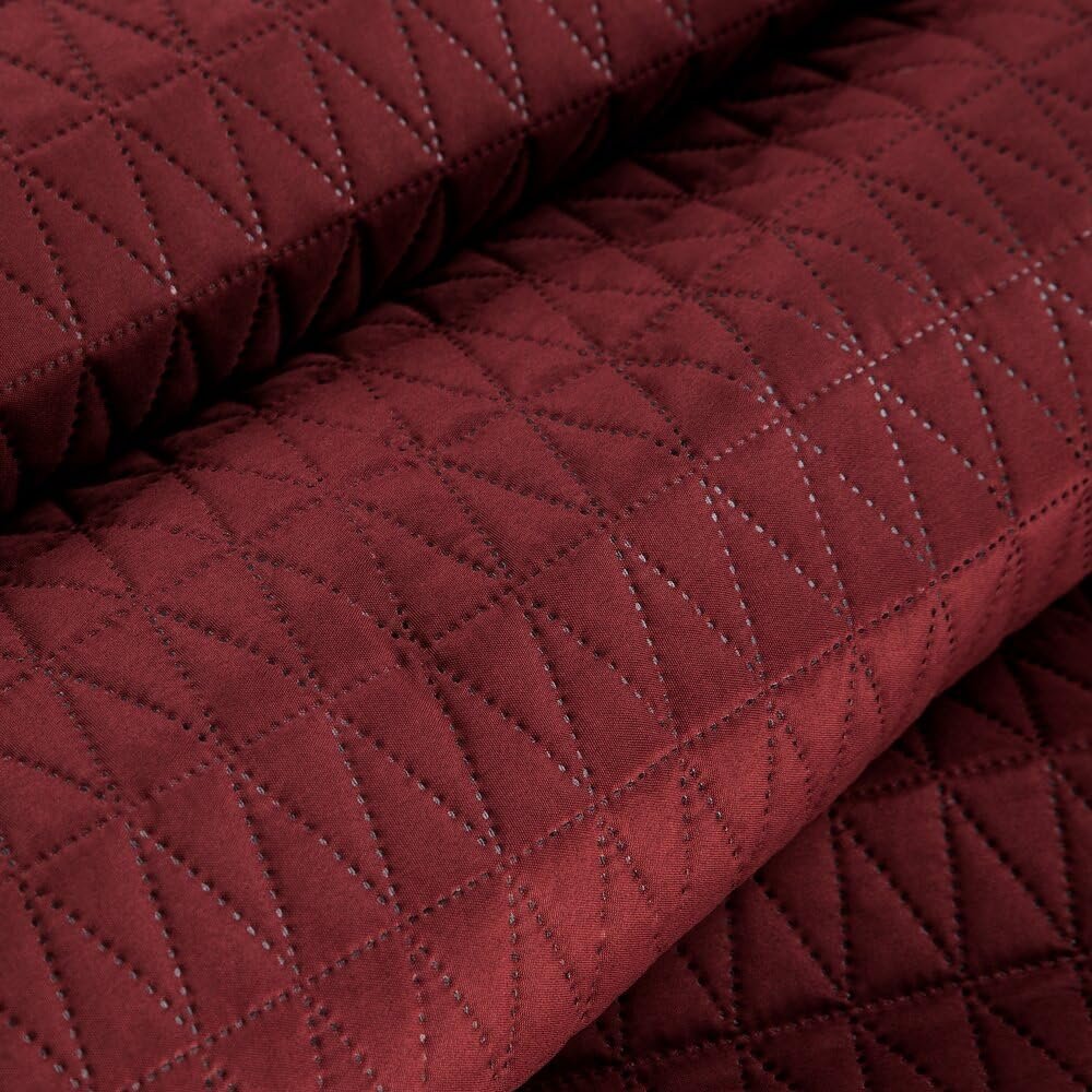 Покривало Eurofirany BONI3 Клітчастий 200 x 220 см Вогнисто-червоний, фото №4