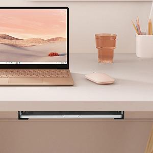 Подставка для ноутбука стальная регулируемая для монтажа под стол synthetic.ua - Фото 1