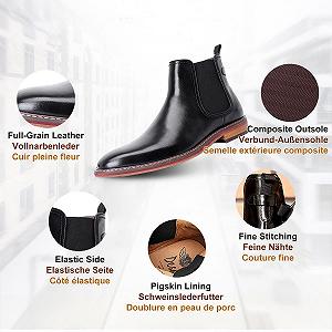Челси DESAI Classic Кожаные synthetic.ua - Фото 1
