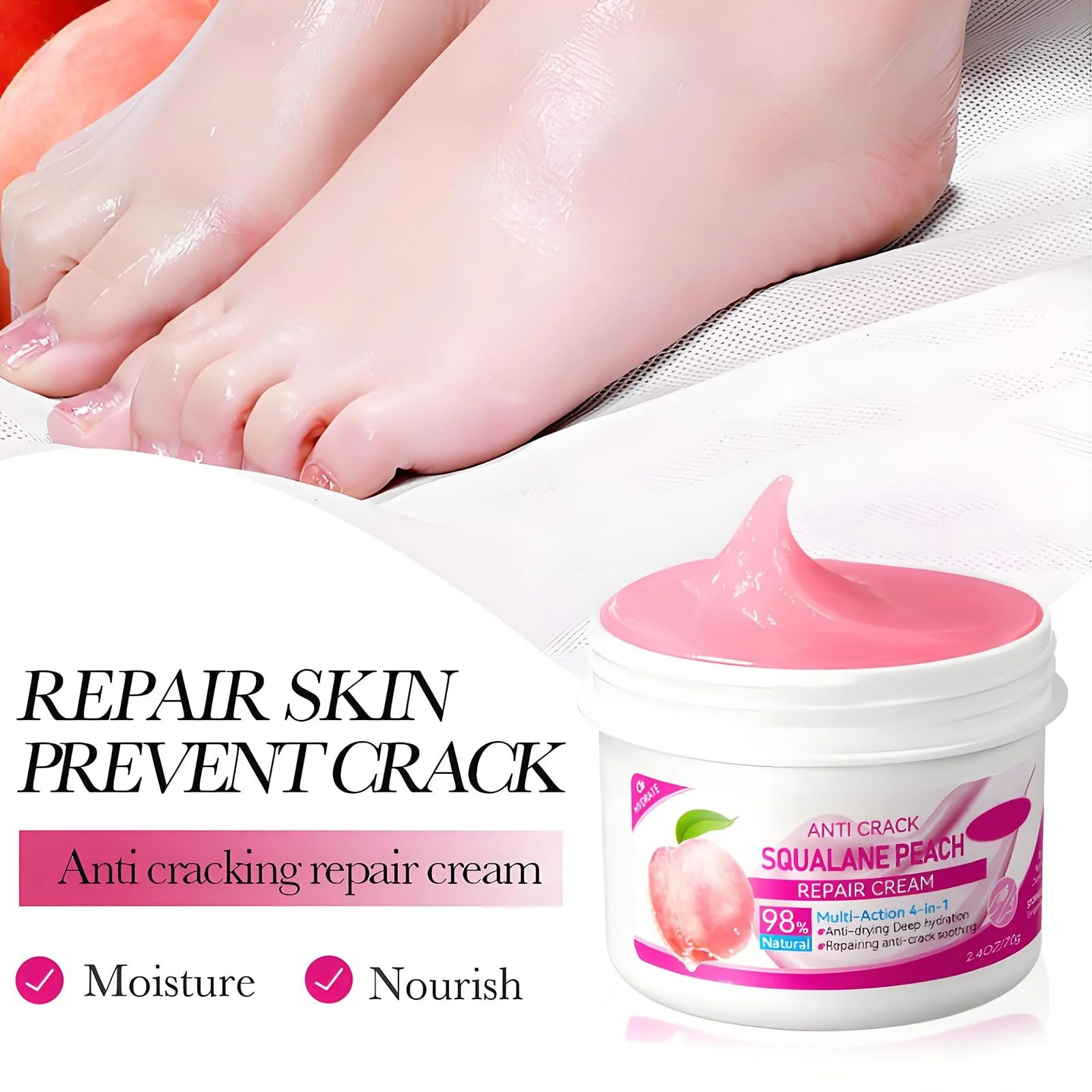 Крем для ног Rich Foot Cream для удаления мозолей и восстановления потрескавшейся кожи, фото №4