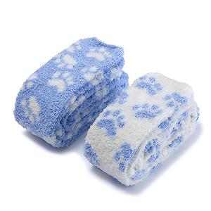 Гольфы LittleForBig Cute Animal Coral Velvet Thigh/Knee Long Paw Patten, 2 пары - Фото 1