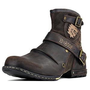 Мужские ботинки Chukka OSSTONE OS-5008-1-NH-DE-R из кожи - Фото 1