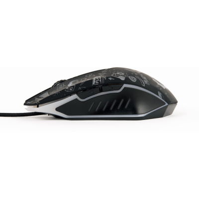 Мышка Gembird MUS-6B-GRAFIX-01 USB Black (MUS-6B-GRAFIX-01), фото №8